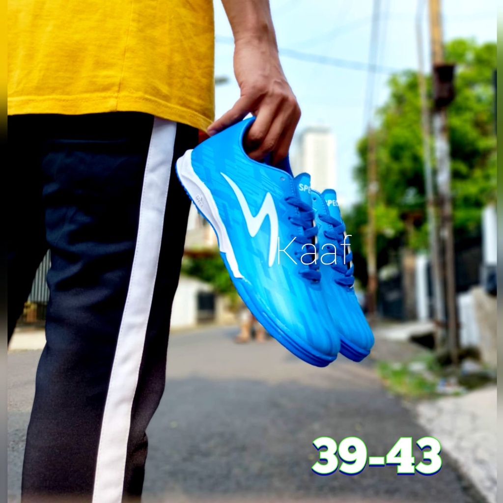 Sepatu Futsal Accelerator Infinity IN Blue White l COD Sepatu Bola l Futsal Accelerator lightspeed ll Original Brand Best Seller Termurah Terbaru