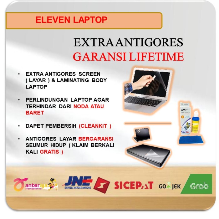 

Limited Paket Laminating Body & Screen Protector