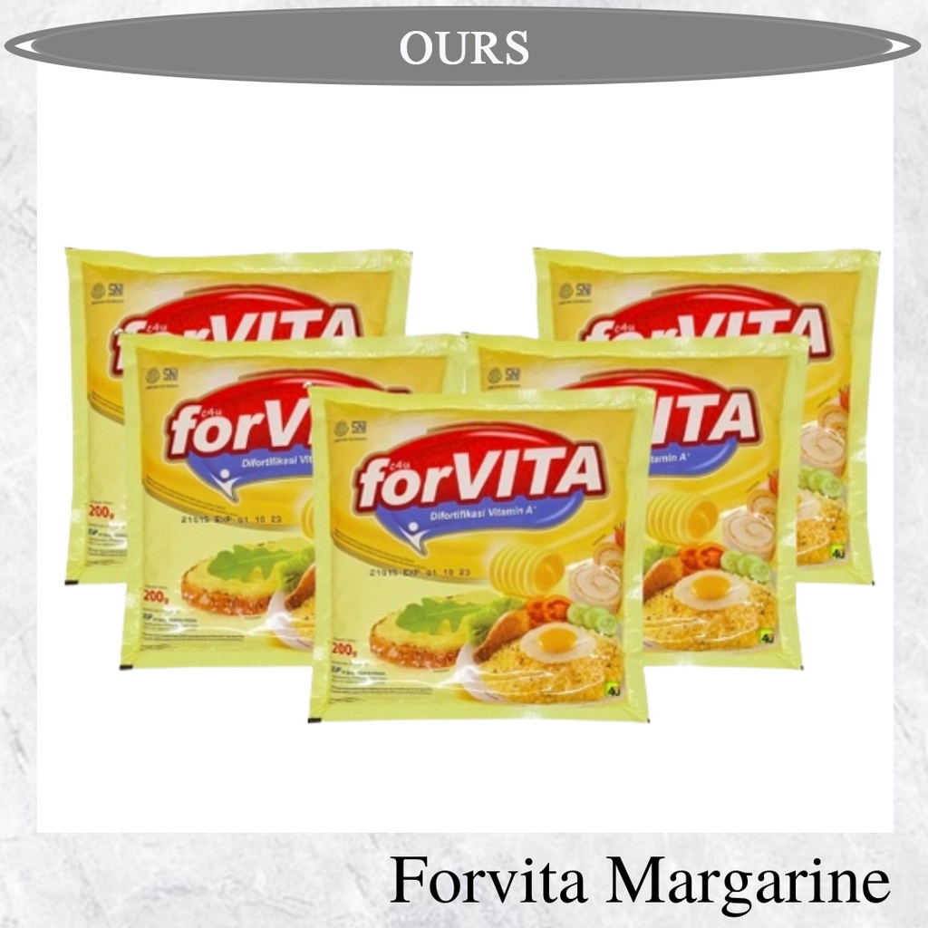 

Forvita Margarine tanpa lemak 200gr mentega OURSHOPNOW