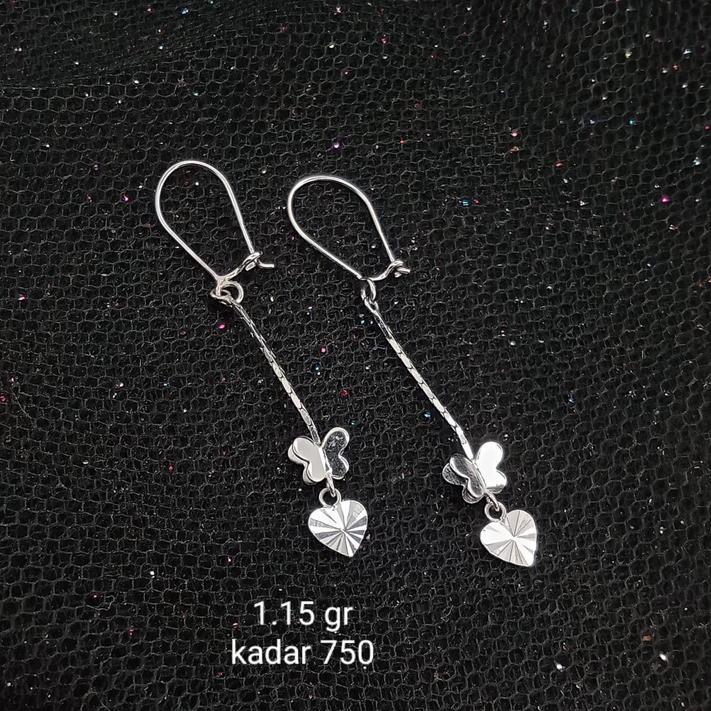 Anting emas 17K - 1.15 gr kafdar 750  - 3787