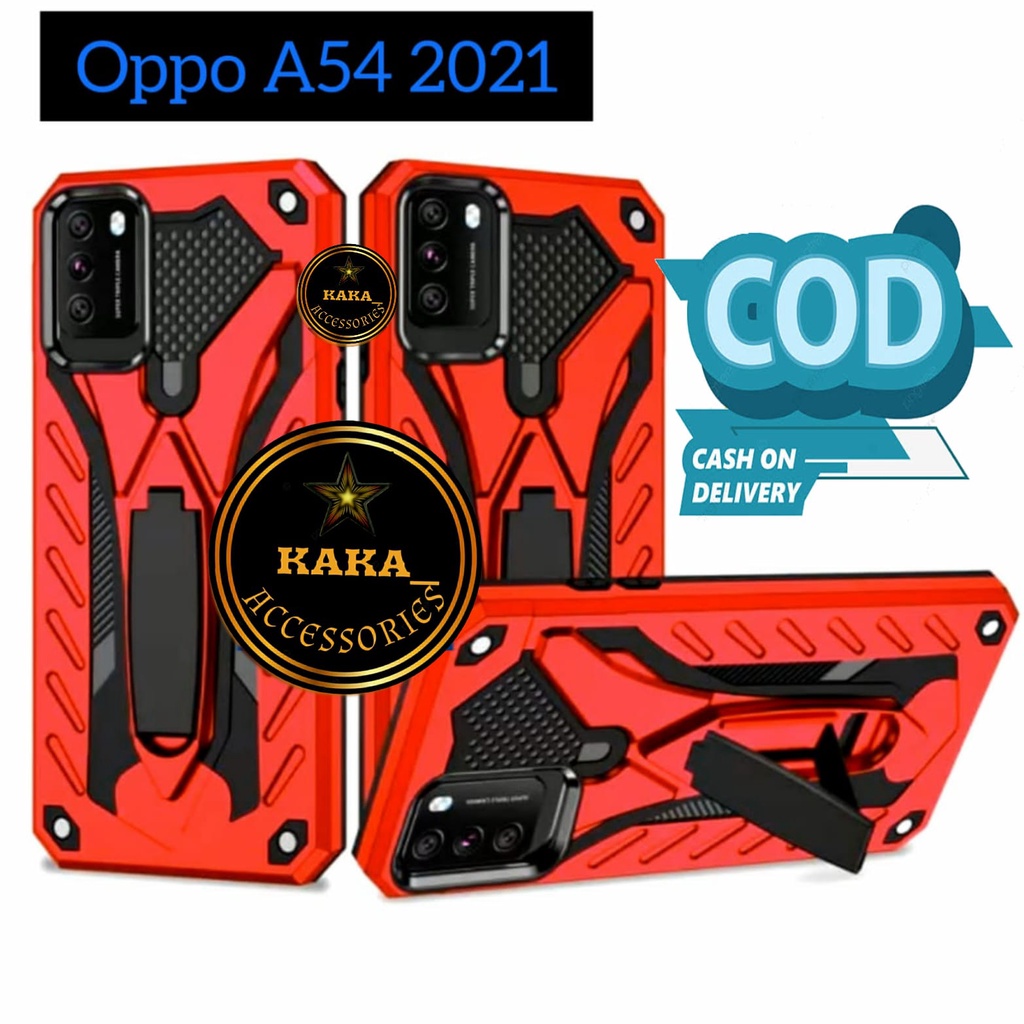 PROMO HARD CASE OPPO A54 2021 CASE PHANTOM ROBOT/STANDING