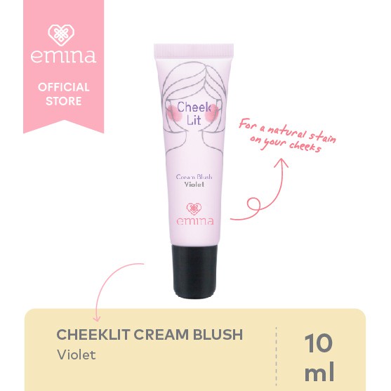 EMINA CheekLit Cream Blush 10ml RUMAH CANTIK