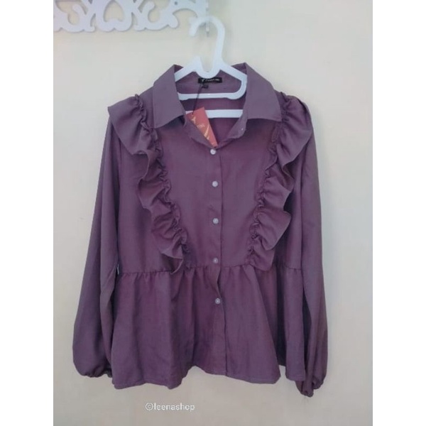 blouse ungu