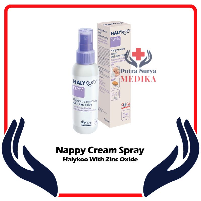 Pencegah Ruam Popok Bayi | Halykoo Nappy Spray 100ml