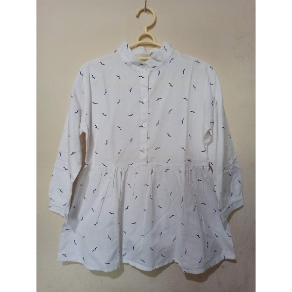 NEW KEMEJA BLOUSE ATASAN BANGKOK KATUN LINEN PUTIH BIRU HIJAU TOSCA