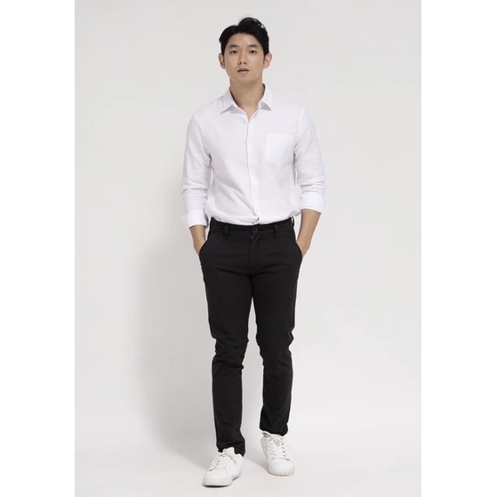 Celana Chinos pria cowok Slimfit Long Chinos 28-34 Celana Chinos pria tren kekinian