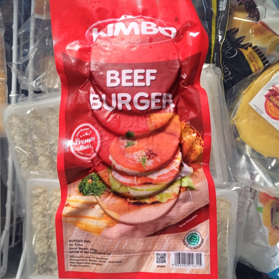 

Kimbo beef burger 200 gr