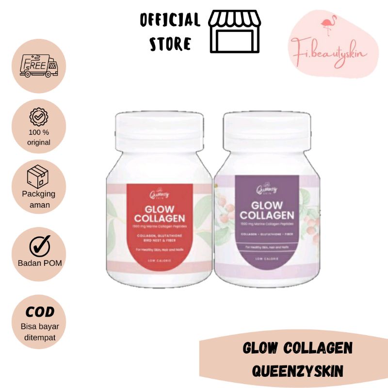 Glow Collagen Drink by Queenzy Skin | IZIN PIRT✅