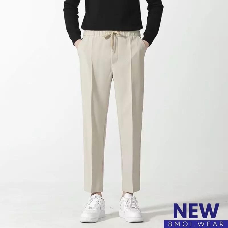 Celana Ankle Pants Pria slimfit by 8Moi.Wear