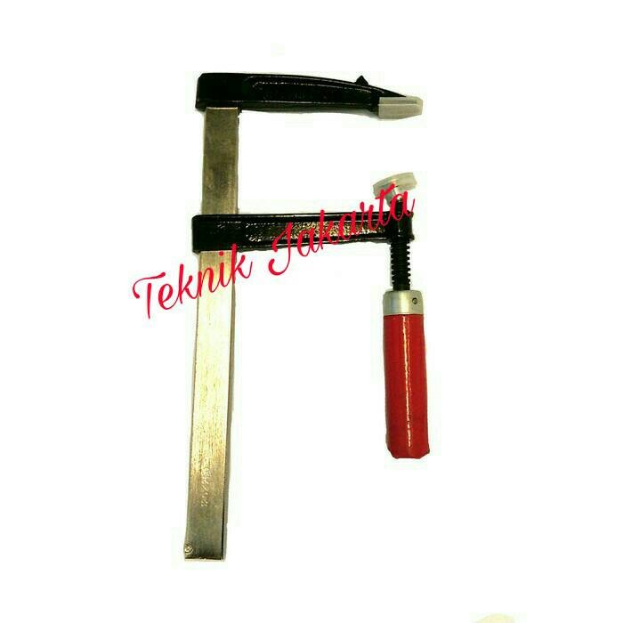 Clamp F 600 mm x 120 mm Catok Kayu Catok F