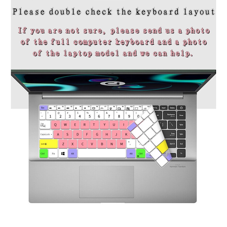 Film Keyboard Laptop Ukuran 14 inch Untuk ASUS Vivobook S14 S433 S433EA S433FA-DS51 S433F S433FA S435EA ZXL