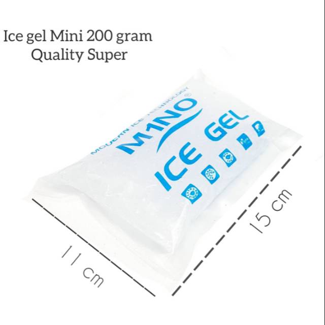 210 GRAM Ice gel 200 gram mino  / ICE GEL PENDINGIN MAKANAN