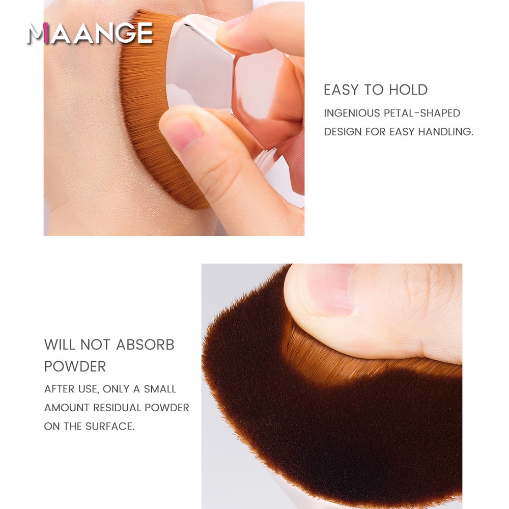 MAANGE (1pcs)Original Professional Foundation Lembut Ukuran Besar Brush Kuas Make Up1293