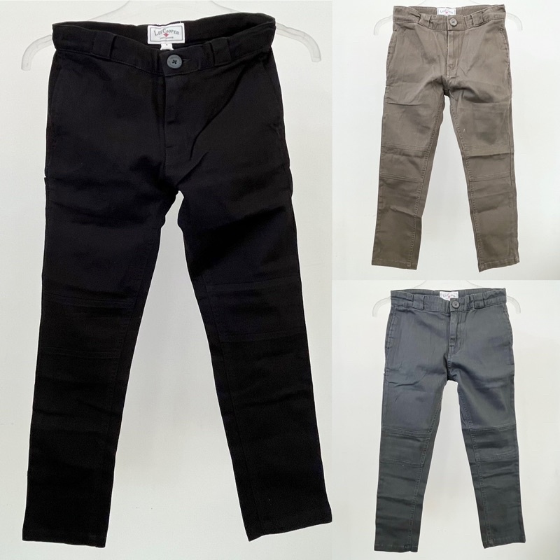 Lee Cooper Celana Chino Katun Panjang Anak Laki-laki Panjang Original Branded