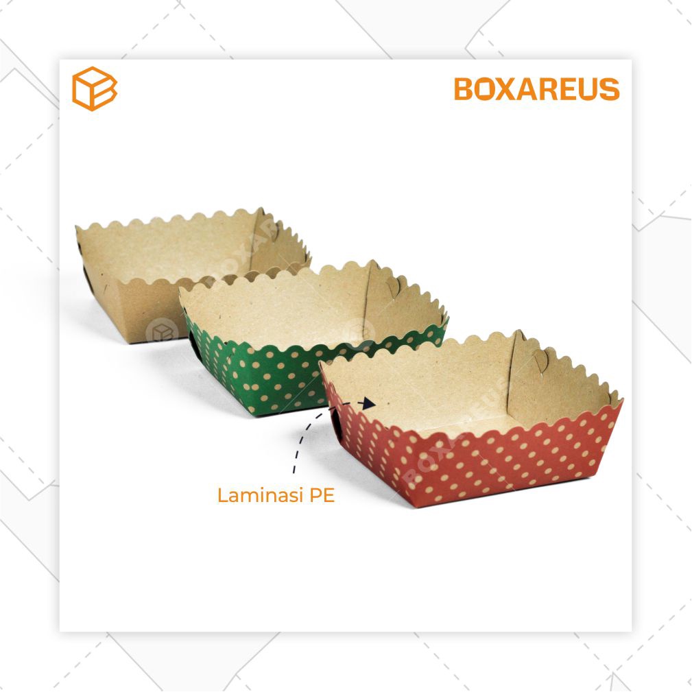 Food Paper Tray Kotak Kentang Goreng French Fries Box Makanan | FP 1113