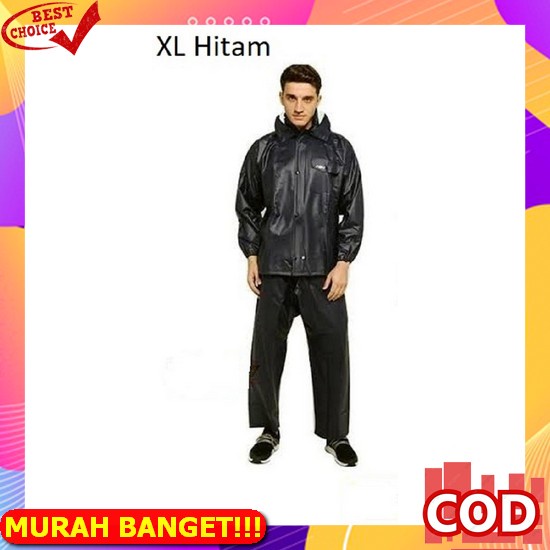 Jas Hujan Diora Jas Hujan Pria Wanita Dewasa Anti Air Bahan Import Raincoat Saku Kangguru Jas Hujan 