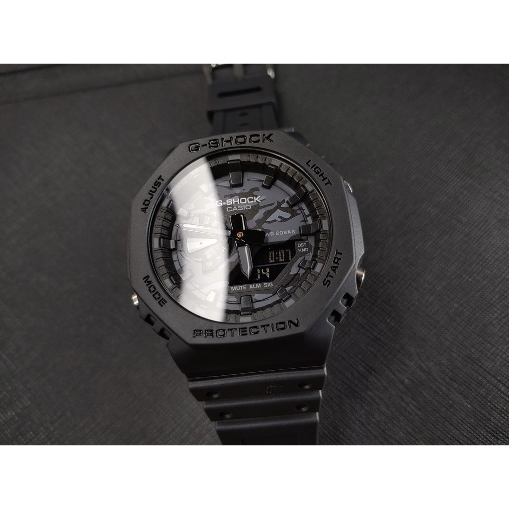 Jam Tangan Pria G-Shock Camo GA-2100-CA-8A DIAL CAMO Utility Series