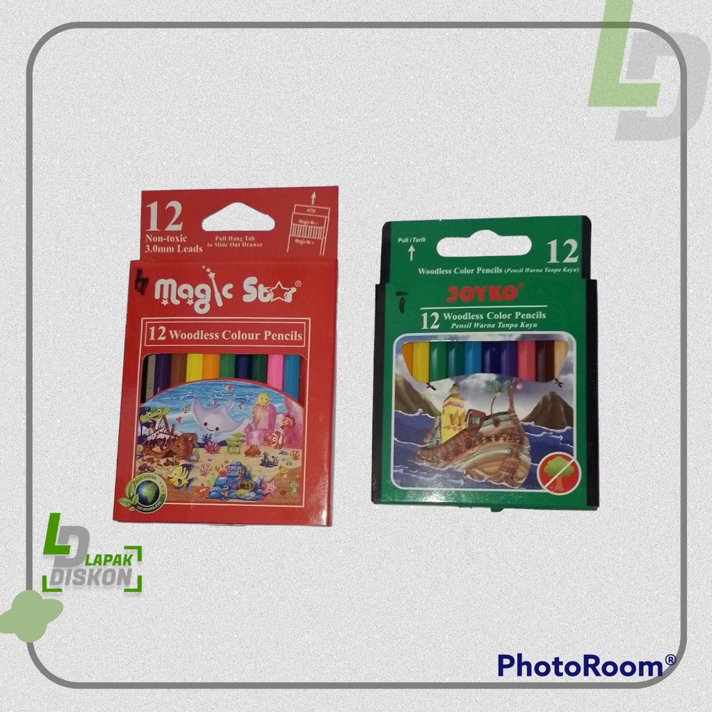 

Joyko Pensil Warna Ukuran Kecil Isi 12 Warna , pensil warna murah , pensil warna anak-anak