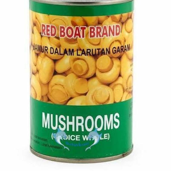 

Shopeng Day Jamur Kancing Kaleng Champignons 425gr / Mushroom red boat brand Choice Whole