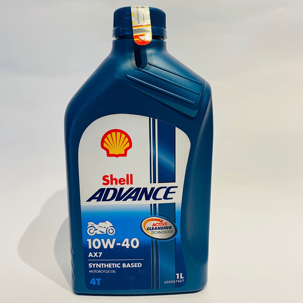 SHELL ADVANCE AX7 1L 10W - 40 SYNTHETIC