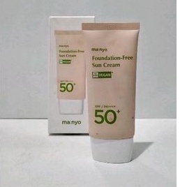 Manyo Foundation Free Sun Cream 50ml Preloved 70%