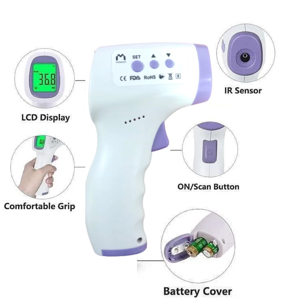 Termometer Infrared - Digital Non Contact Thermometer