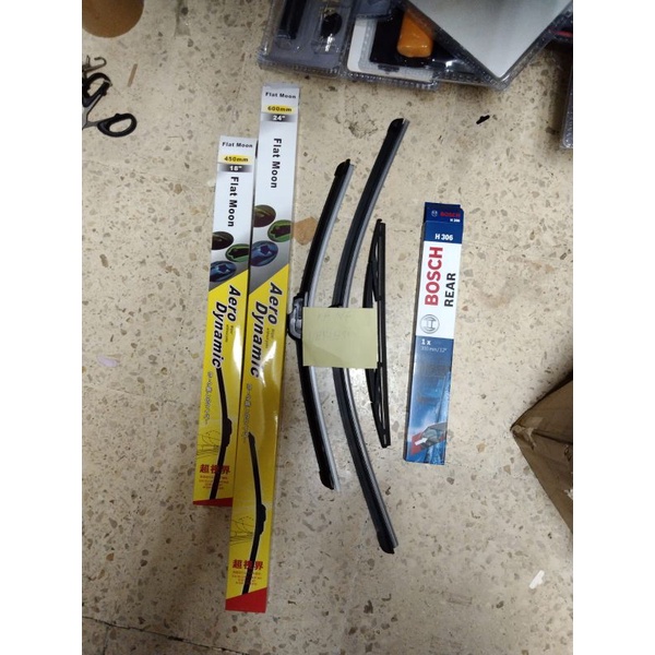 Paket Wiper kaca Depan Dan Belakang mobil All new Rush / Terios 2018/2019/2020/2021/2022