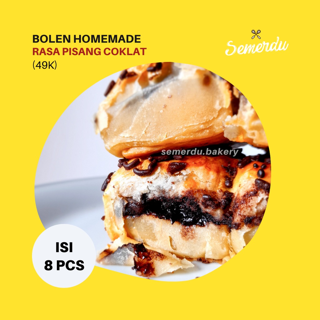 

Bolen Pisang Coklat Full Semerdu Isi 8 pcs