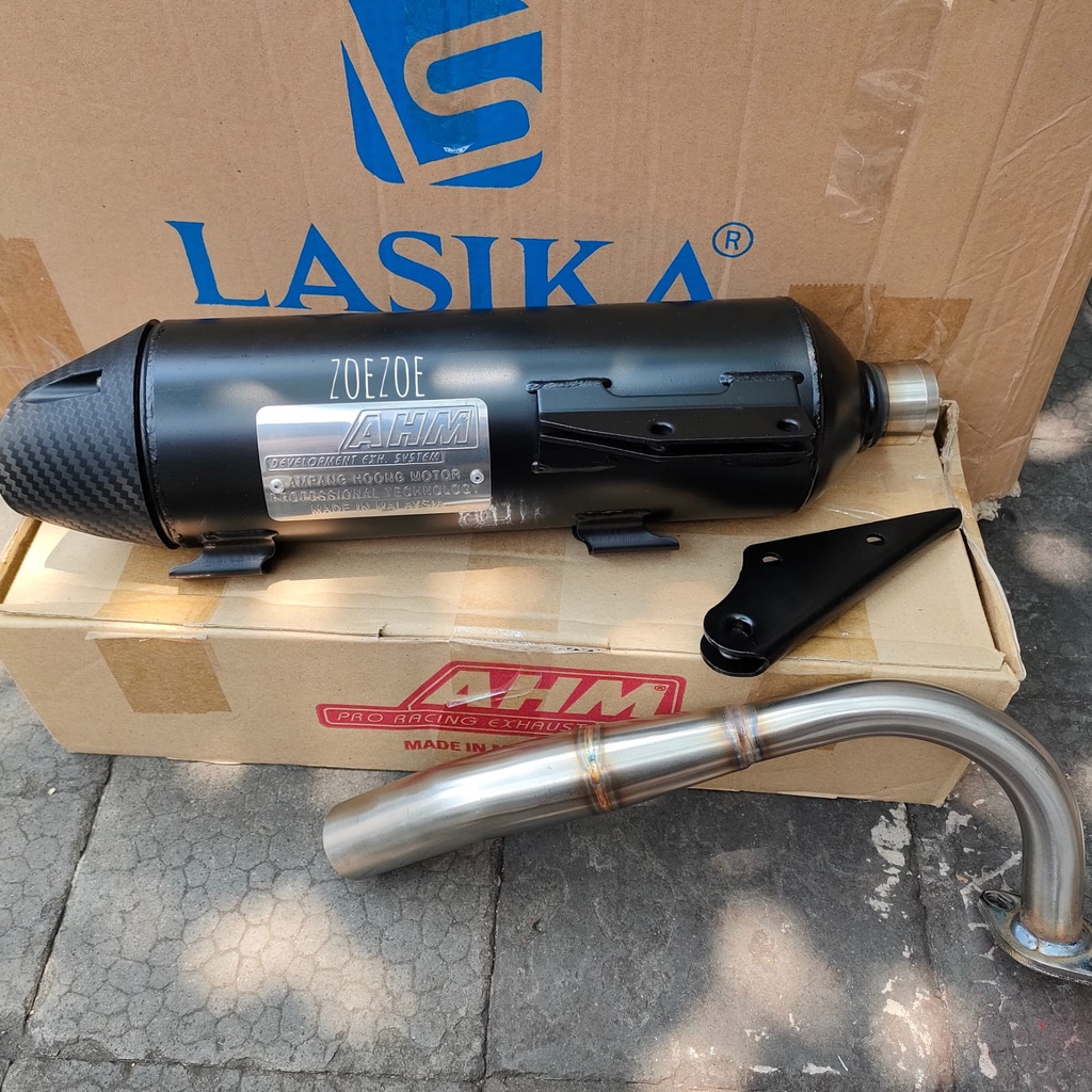 KNALPOT AHM STANDAR RACING MIO J/ MIO GT 115/ FINO 115/ Xride 115/ Soul  GT 115