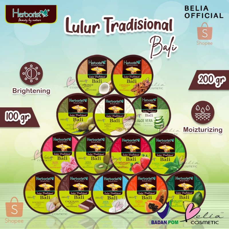 Herborist Lulur Tradisional Bali