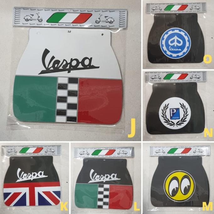 Kepet Cepet Mudflap Air Vespa Super Tebal Aksesoris Variasi Vespa