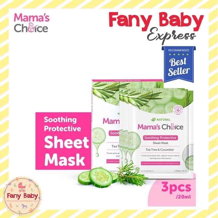 MAMAS CHOICE SHEETMASK SOOTHING 3PCS