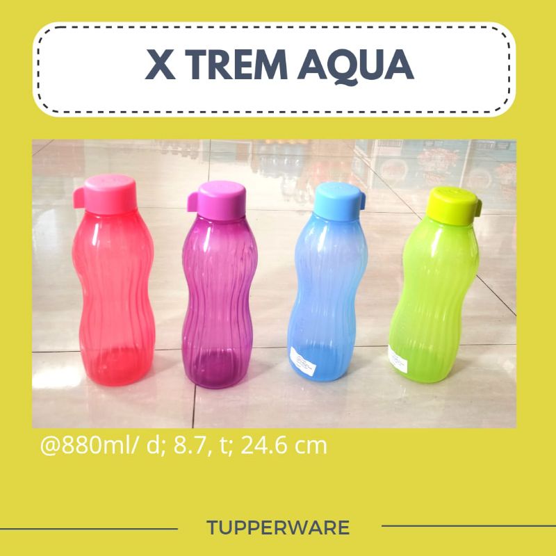 X Trem AQua Tupperware//botol minum sport/botol minum dingin/Botol Minum ORI Tupperware