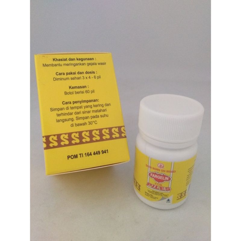 Fargelin For Pills / Obat Ambeien / Obat Wasir Paling Ampuh