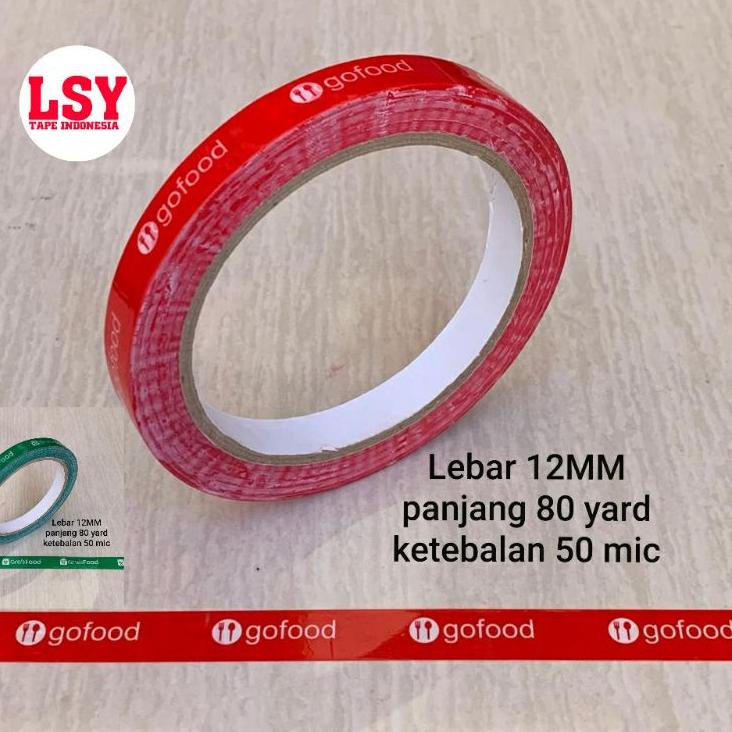 

JB120 lakban makanan / isolasi gofood 12mm x 90 yard Limit Edision