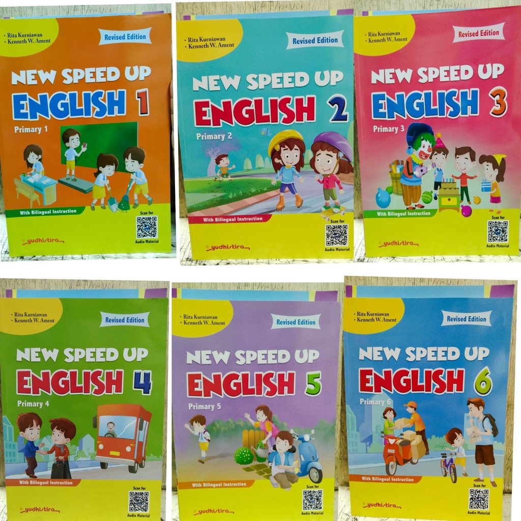 Jual BUKU NEW SPEED UP ENGLISH INGGRIS SD KELAS 1 2 3 4 5 6 YUDHISTIRA ...