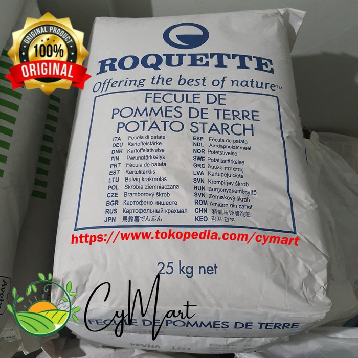 

Tepung Kentang Tepung Kentang / Potato Starch 25Kg Roquette Premium Quality 1 Zak