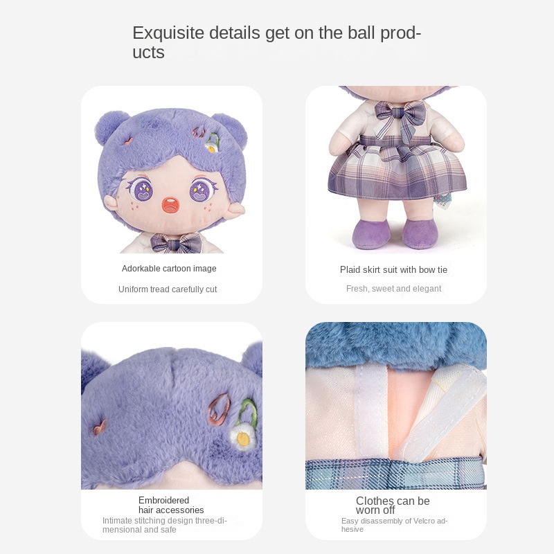 Boneka plush Beruang Lucu Bahan Katun Lembut Untuk Hadiah Ulang Tahun