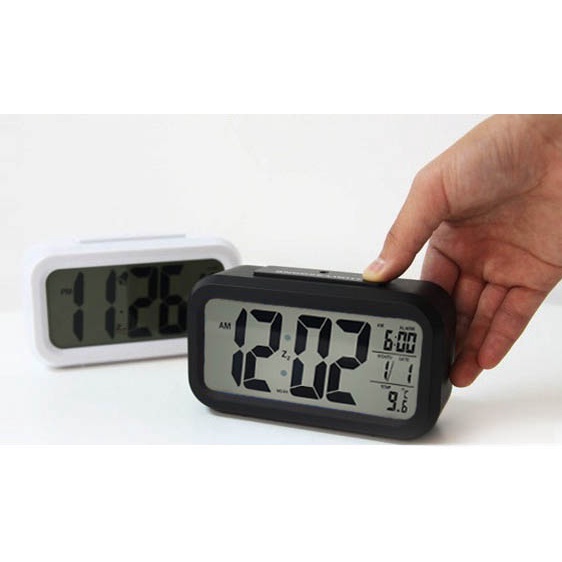 Jam Meja Digital / Jam Weker / Digital Smart Alarm Clock Sensor Cahaya