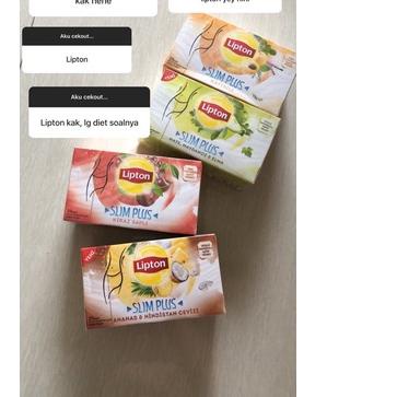 

GRATIS ONGKIR✅LIPTON SLIM PLUS (harga per 1 PCS)|SQ4
