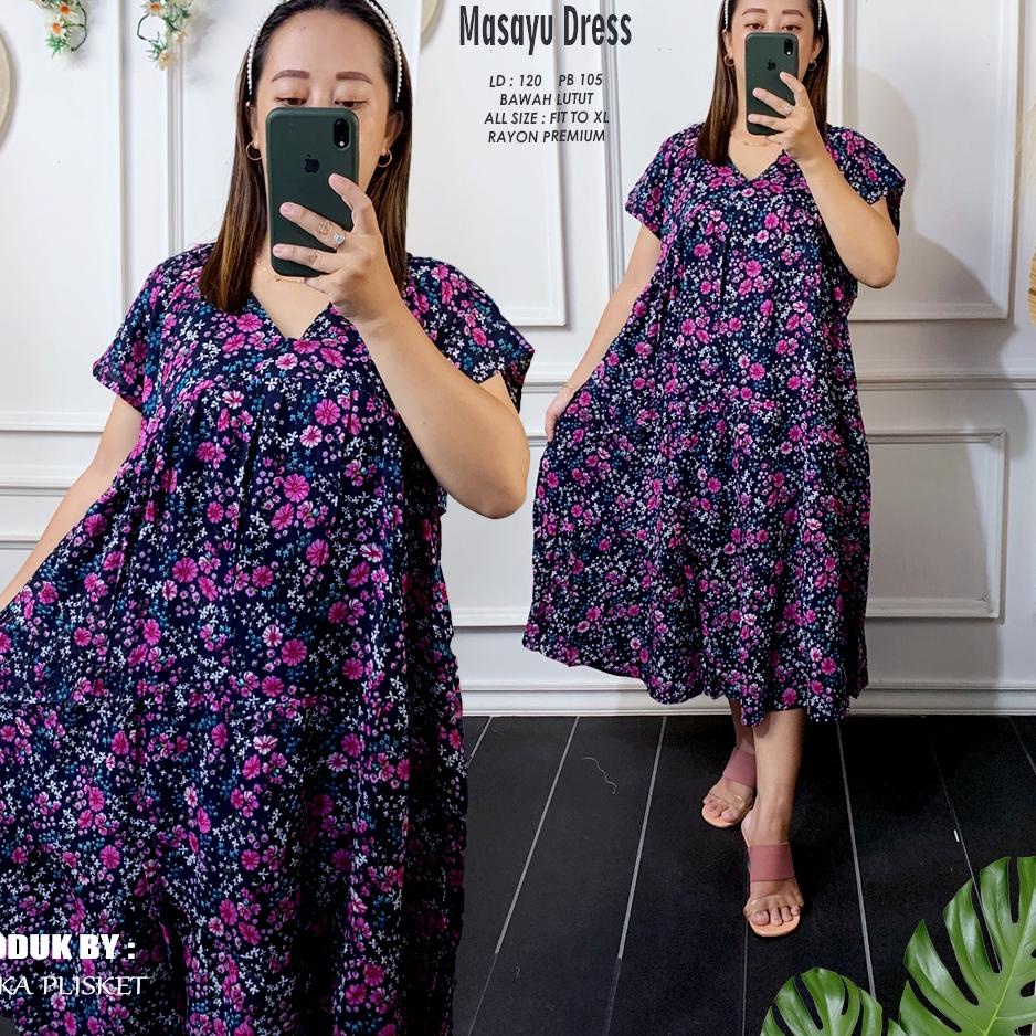 Deal Now--MASAYU HOME DRESS / DASTER MASAYU RAYON HOME DRESS VIRAL KEKINIAN