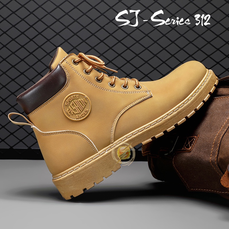 [OOS] Sepatu Boots Fashion Sneakers Pria Nyaman dan Trendy Kualitas Import Premium -312