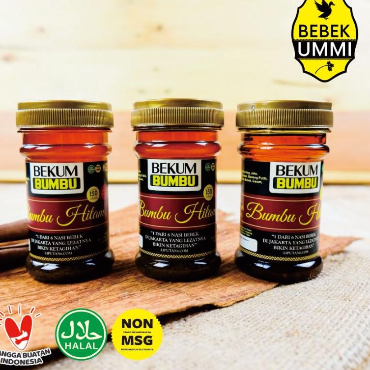 

10.10 Flash Sale BEBEK UMMI - Bumbu Hitam / Ireng Khas Madura Level 2 Ukuran 150gram grosir