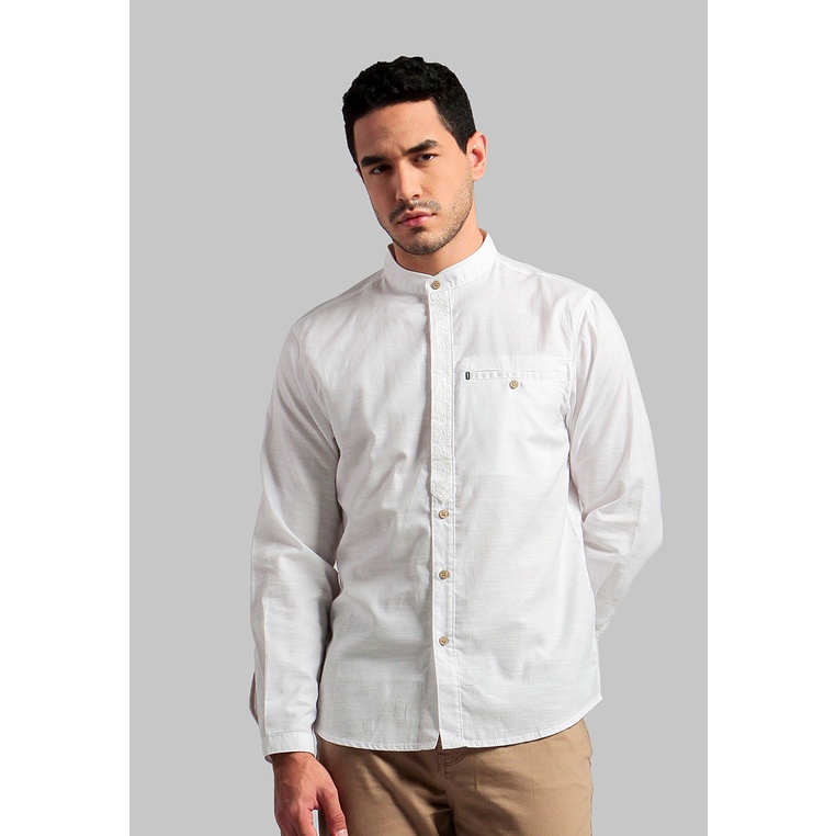 KEMEJA KOKO PRIA LENGAN PANJANG M.GEE AUTUS 043 PUTIH