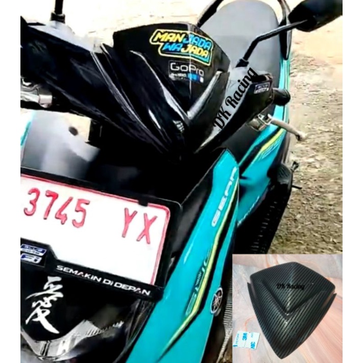 VISOR YAMAHA GEAR 125 CARBON WINSIL / WINDSHIELD YAMAHA GEAR 125 CARBON
