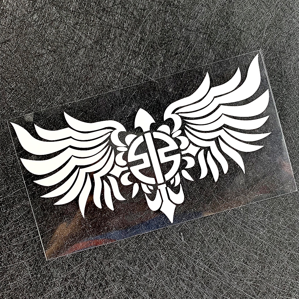 Logo Emblem Sepeda Motor Lencana Lencana Logo Sayap Stiker Reflektif Fairing Kepala Helm Dekoratif Modifikasi Decal Untuk Kawasaki