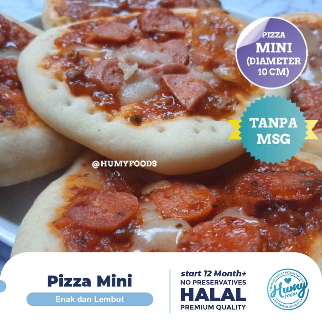 PIZZA MINI SOSIS MOZARELLA  HOMEMADE No pengawet No MSG