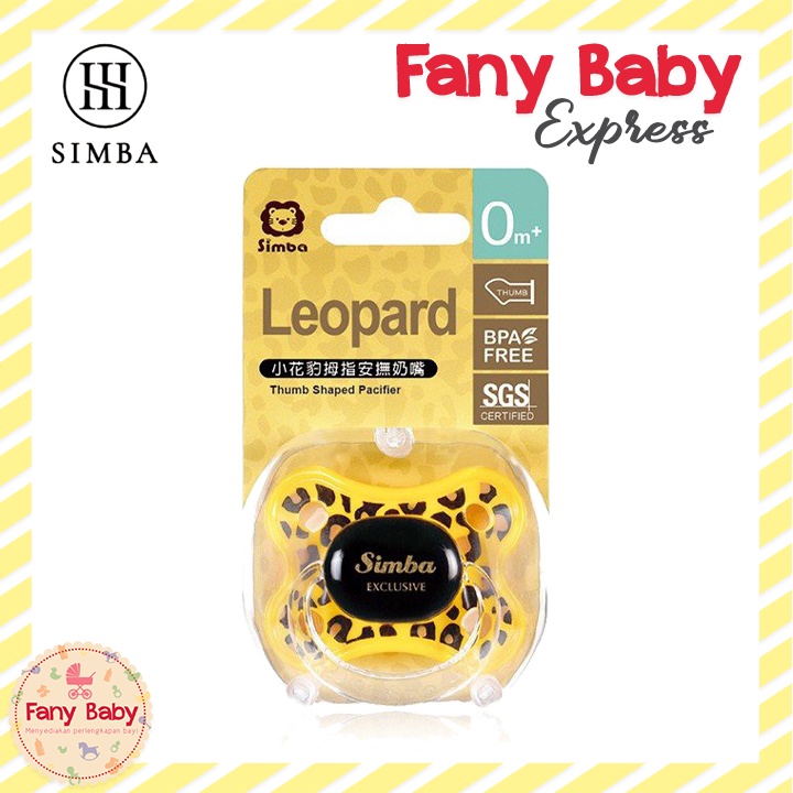 SIMBA LEOPARD THUMB SHAPE PACIFIER