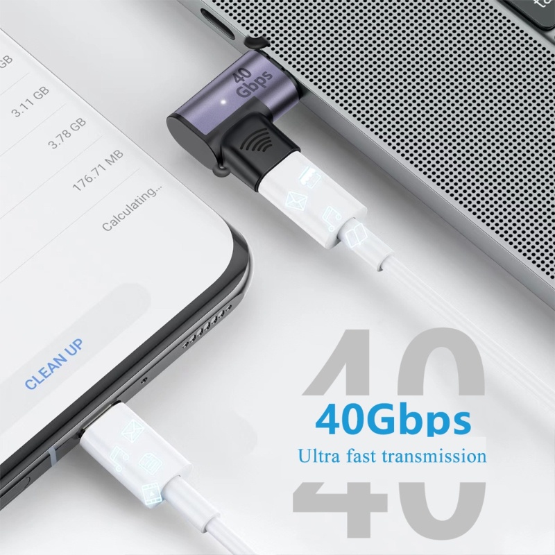 Vivi Adaptor USB-C PD 100W Tipe-C to USB C Fast Charging Converter Usb4 0 40Gbps