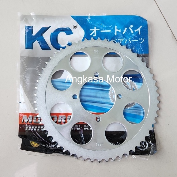 Gear Gir Belakang 55T RXK F1ZR Jupiter MX New RXZ RX King VEGA R New 55T KC Rui Osk Mahkota